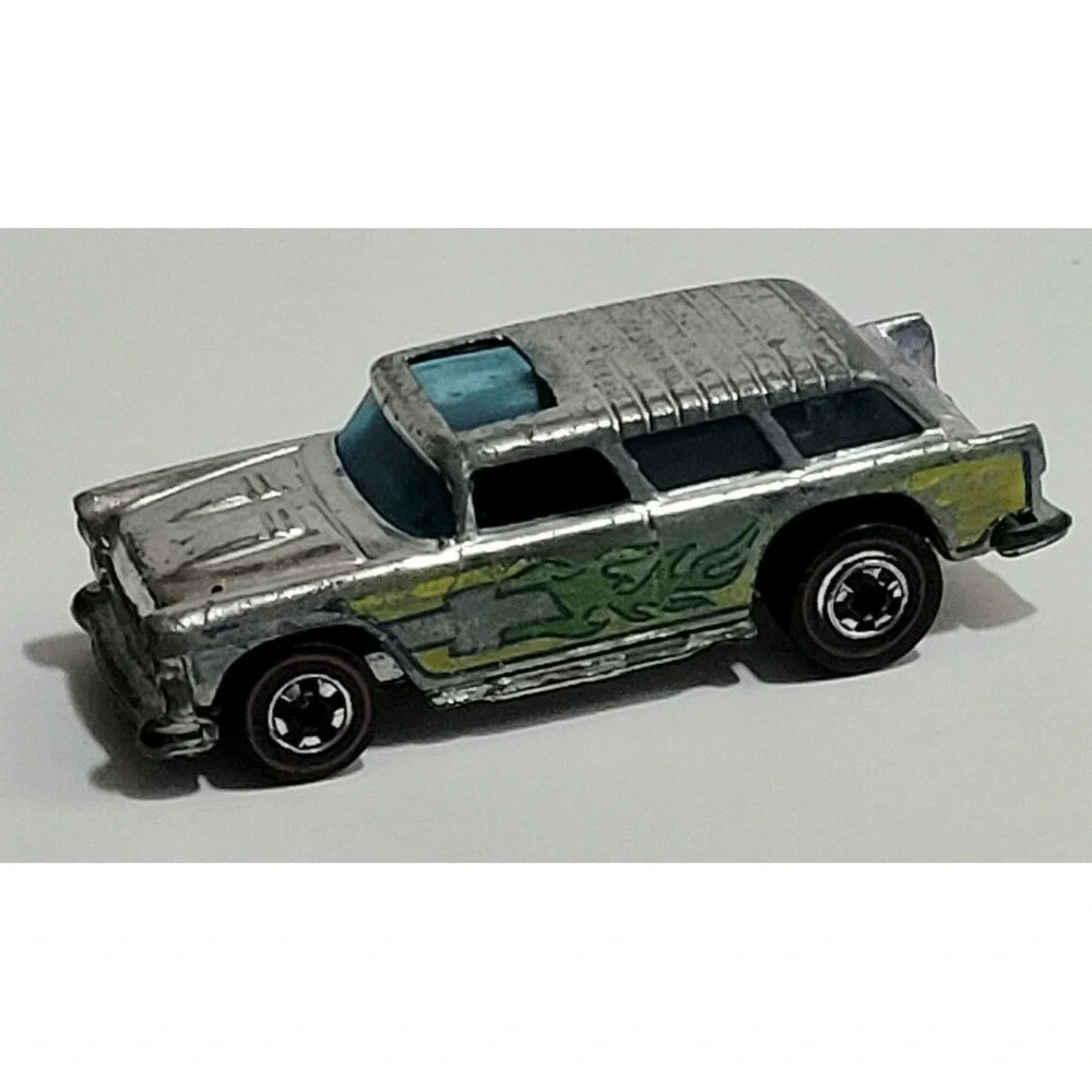 Hot Wheels Vintage Redline 1969 Chevy Alive‎ 55 Chrome Original